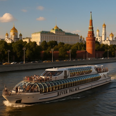 Прогулка на теплоходе «Ривер Палас» по центру Москвы