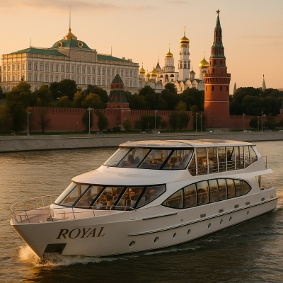 Обзорный круиз по Москве реке на теплоходе-ресторане