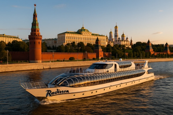 Круиз с аудиоэкскурсией по Москве-реке на яхте флотилии «Рэдиссон»