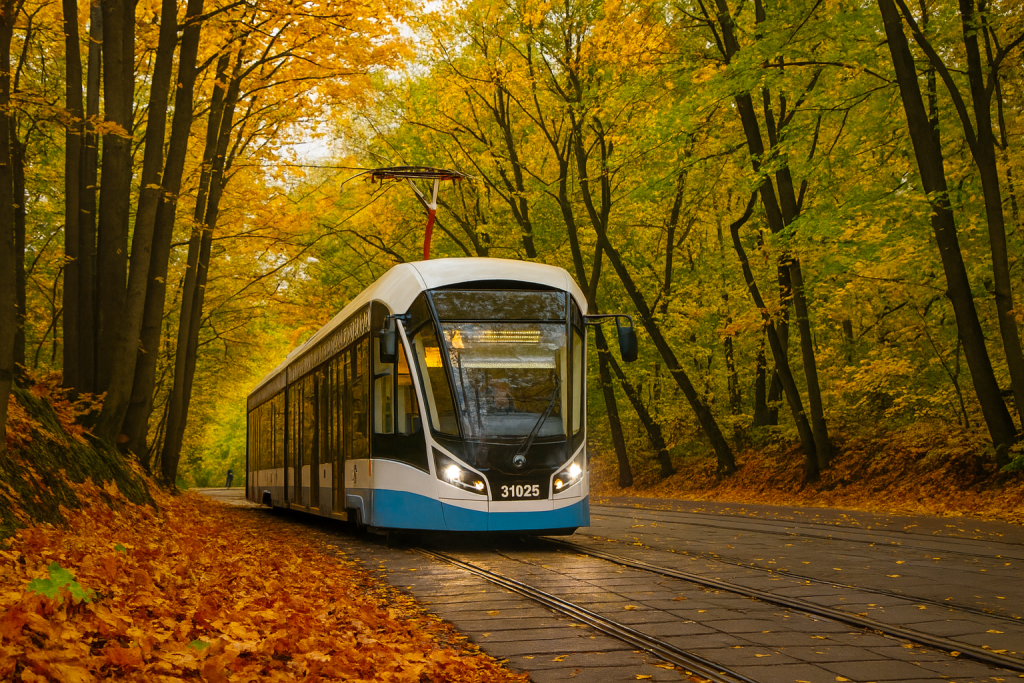 осенний трамвай